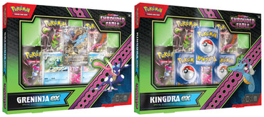 POKÉMON TCG - SCARLET & VIOLET - SV6.5 SHROUDED FABLE SÆRLIGE ILLUSTRATIONS KOLLEKTION KINGDRA EX ELLER GRENINJA EX (1X TILFÆLDIG KASSE)