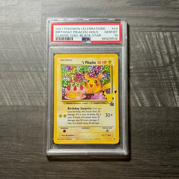 Pikachu Holo Birthday PSA 10