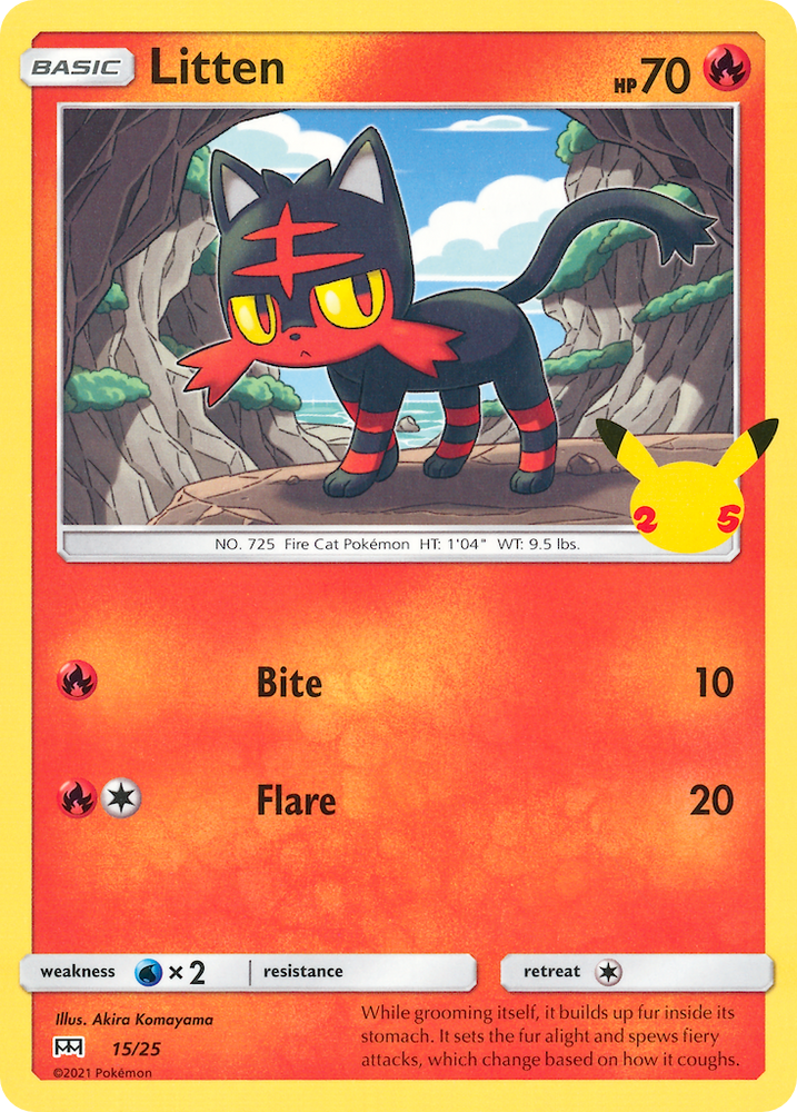 Litten (15/25) [McDonald's 25th Anniversary]