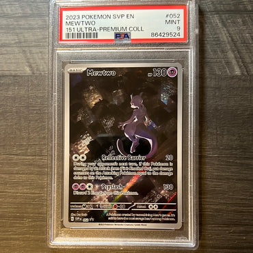 Pokemon SVP EN Mewtwo #052 PSA 9