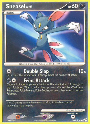 Sneasel (100/130) [Diamond & Pearl: Base Set]