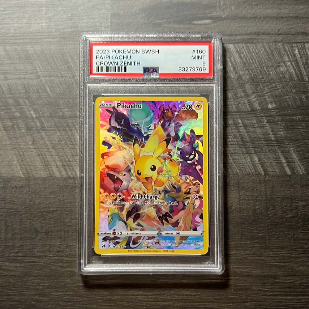 Pikachu FA #160 PSA 9 MINT