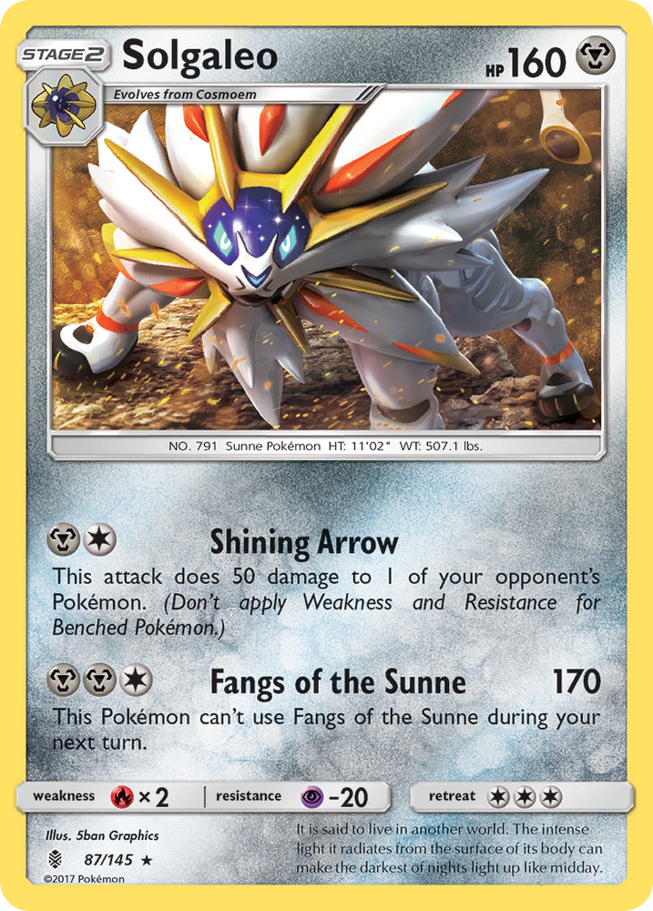 Solgaleo (87/145) [Sun & Moon: Guardians Rising]