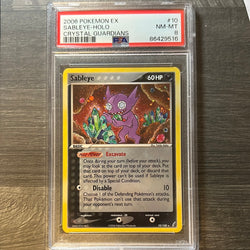 Pokemon EX Sableye Holo PSA 8