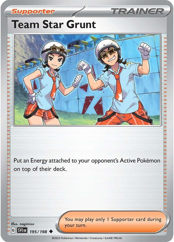 Team Star Grunt (195/198) [Scarlet & Violet: Base Set]