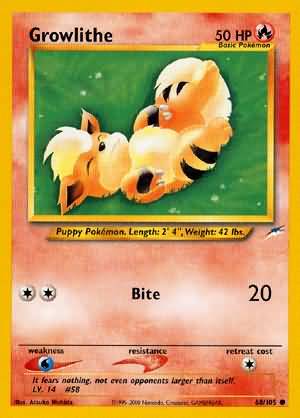 Growlithe (68/105) [Neo Destiny Unlimited]